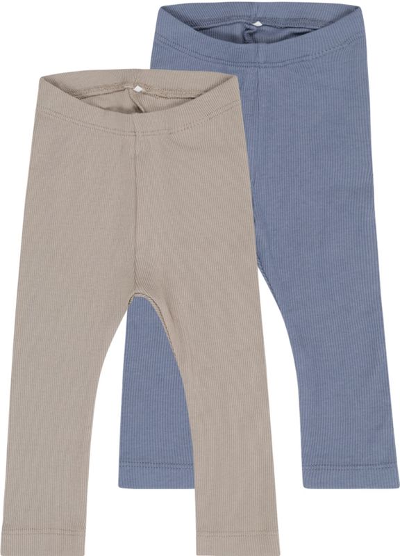 NAME IT - NBNKAB 2P LEGGING NOOS - Baby - Leggings - Zwart - Katoen