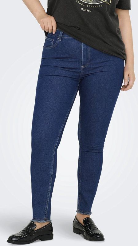 ONLY CARMAKOMA - Skinny Fit Jeans - Blauw - Denim