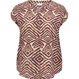 ONLY CARMAKOMA - Overhemd - Zacht Roze - Mouwloos - Knoopsluiting