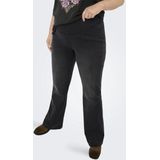 ONLY - BLUSH MID - Spijkerbroek - Washed Black - Flared Fit