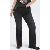 ONLY - BLUSH MID - Spijkerbroek - Washed Black - Flared Fit