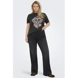 Carroyal - Flared Fit Jeans - Mid Waist - Plus Size - Comfortabele Stretch Denim