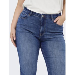 ONLY CARMAKOMA - Slim Fit Jeans - Blauw - Katoen