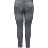 ONLY CARMAKOMA - Carwilly Reg Skinny ANK - Jeans - Donkergrijs - 44W / 32L