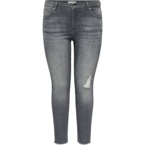 ONLY CARMAKOMA - Carwilly Reg Skinny ANK - Jeans - Donkergrijs - 44W / 32L