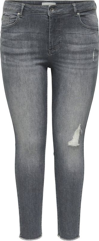 ONLY CARMAKOMA - Carwilly Reg Skinny ANK - Jeans - Donkergrijs - 44W / 32L