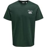 Only & Sons - Onsbistro Rlx Ss Tee - T-shirt - Iceberg Green - Katoen
