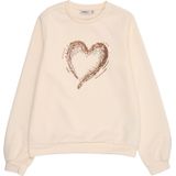 ONLY - Sweatshirt - Goud - Offwhite
