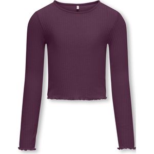 ONLY GIRLS - Top - Multicolor - Katoen - Ruche Detail