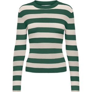 Only - Onllouisa Ls Pullover - Trui - Pineneedle/Birch Bloc - Dames
