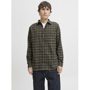 JACK&JONES - JJJAMES FLANNEL SHIRT LS - Heren Overhemd - Lange Mouwen
