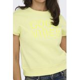 Only - Sweater - WAX YELLOW - 60% Katoen 40% Gerecycled Polyester