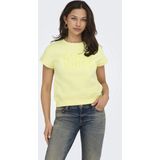 Only - Sweater - WAX YELLOW - 60% Katoen 40% Gerecycled Polyester