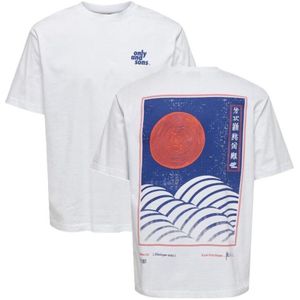 Only & Sons - Onsfred Tonkotsu Rlx Ss Tee - T-shirt - Bright White