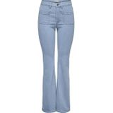 ONLY - Flared Jeans - Light Blue Denim - Hoge Taille