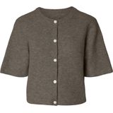 Pcsilly - Korte Mouwen - Gebreid Vest