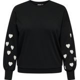 Carmacy - Sweatshirt - Zacht - O-hals - Lange Mouwen - Geborduurd Detail