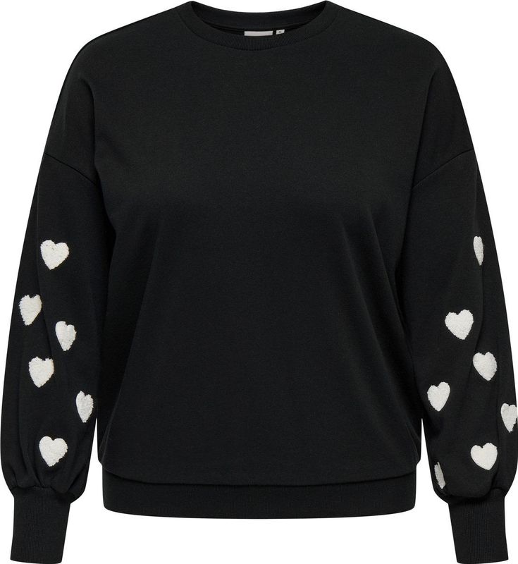 Carmacy - Sweatshirt - Zacht - O-hals - Lange Mouwen - Geborduurd Detail