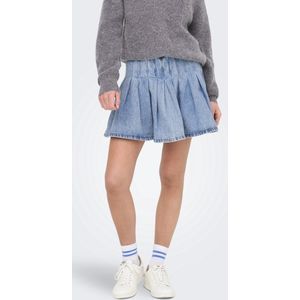 Onljean - Denim Midi-rok - Blauw - Katoen