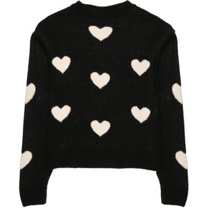 Kids Only - Kognaja - Pullover - Zwart - Dessin