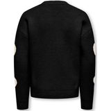 Kognaja - Gebreide Pullover - O-hals - Lange Mouwen - Regular Fit