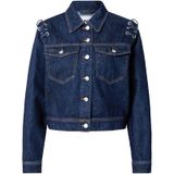 ONLY - Tussenjas - Donkerblauw - Denim - Normale Pasvorm