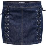 ONLY - ONLELVIRA - Spijkerrok - Denim - Korte Rits - Gevlochten Details