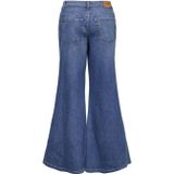 Wide-leg Jeans - Mid Waist - Comfortabele Pasvorm