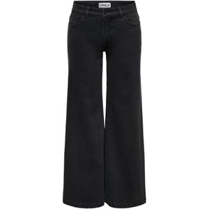 ONLY wide leg jeans black denim