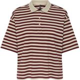 Only - Top - Bordeaux - Korte Mouw - 15356109 ONLSINE