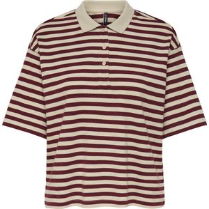 Only - Top - Bordeaux - Korte Mouw - 15356109 ONLSINE