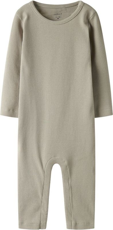 Ribgebreid - Body - Gestreept - Lange Mouwen - Ronde Hals