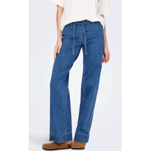 Jeans - Wide-leg - Blauw - Katoen - High Waist