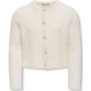 Kids Only - Kogpiumo Petra - Gebreid Vest - Off-white - Meisjes