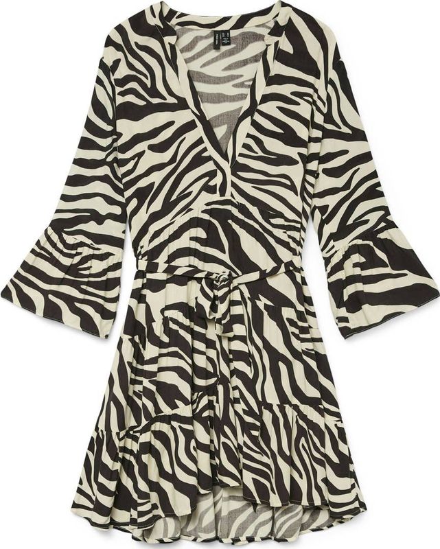 Vmmelba - Korte Jurk - Loose Fit - V-Hals - 3/4 Mouwen