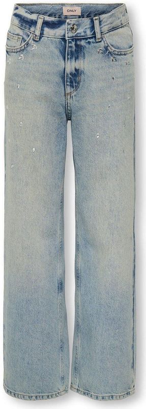 KIDS ONLY - Mid Waist Straight Fit - Wide-leg Jeans