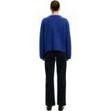 Selected - Lulu Short - Vest - Ronde Hals - Lange Mouwen - Knoopsluiting