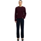 Selected - Lulu New - Vest - Ronde Hals - Lange Mouwen - Knoopsluiting