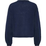 Pieces - Ida - Gebreid Vest - Ronde Hals - Lange Mouwen - Knoopsluiting