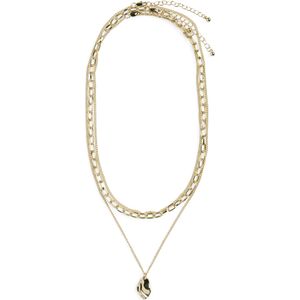 PIECES - PCSINA - Ketting - Goudkleurig - Set van 3
