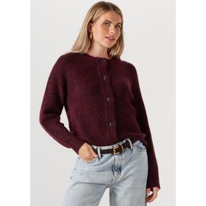 Selected - Lulu Short - Vest - Ronde Hals - Lange Mouwen - Knoopsluiting