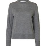 Selected - Thea - Gebreide Trui - 100% Merinowol - Ronde Hals - Lange Mouwen