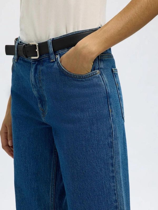 Selected - Kori Straight Fit - Spijkerbroek - Stonewash