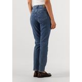 SELECTED WOMEN - SLFSLIM BEA-KORI MW JEANS - Donkerblauw - Broek