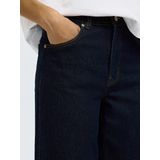 Selected Femme - Wide Jeans - Blauw - Hoge Taille - Wijde Pijp