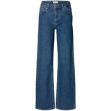 SELECTED FEMME Slfwide Bea-Kori Hw Jeans Noos, blauw (medium blue denim), 27W / 32L