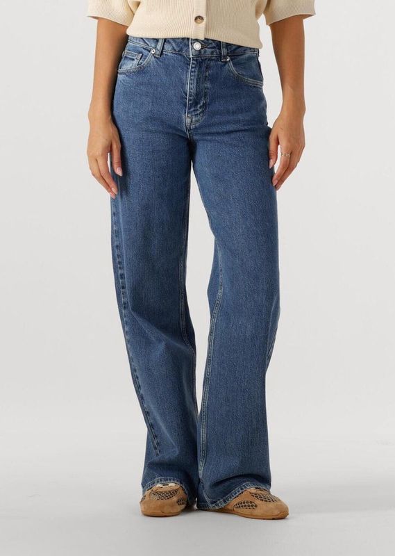 SELECTED FEMME Slfwide Bea-Kori Hw Jeans Noos, blauw (medium blue denim), 27W / 32L
