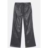 KIDS ONLY GIRL - Imitatieleren Broek - Zwart - Straight Fit