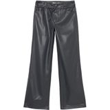 KIDS ONLY GIRL - Imitatieleren Broek - Zwart - Straight Fit