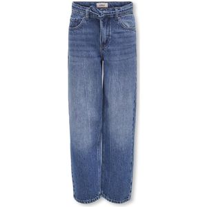 KIDS ONLY - Straight Fit Jeans - Mid Wash - Super-High Waist - Denim